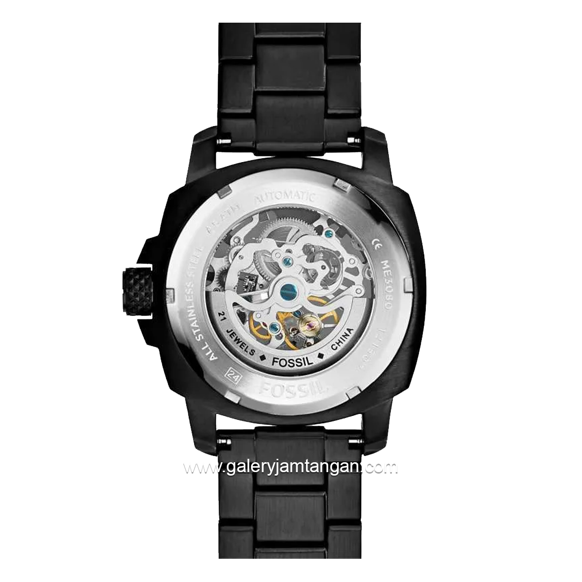 FOSSIL ME3080 Automatic Black Stainless Steel