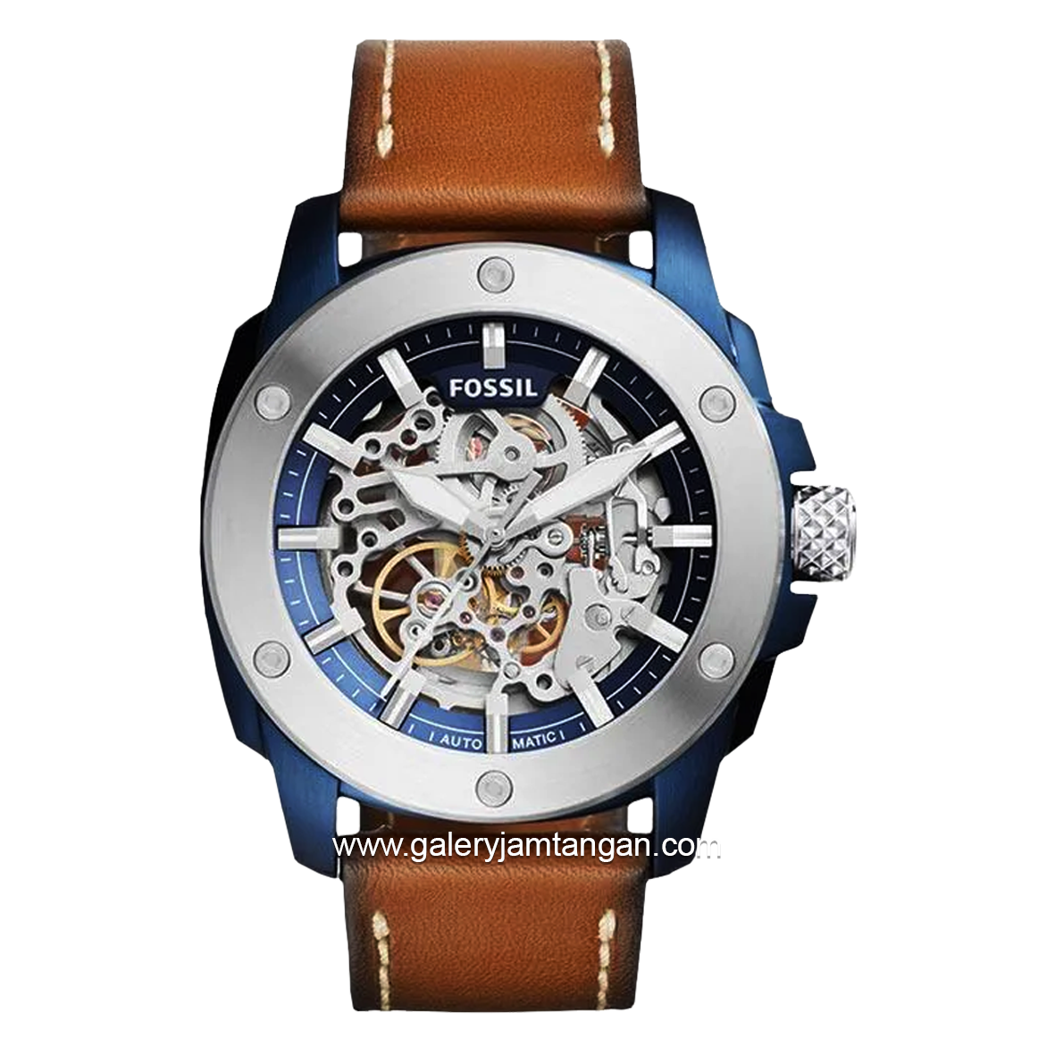 FOSSIL ME3135 Brown Automatic Leather Strap