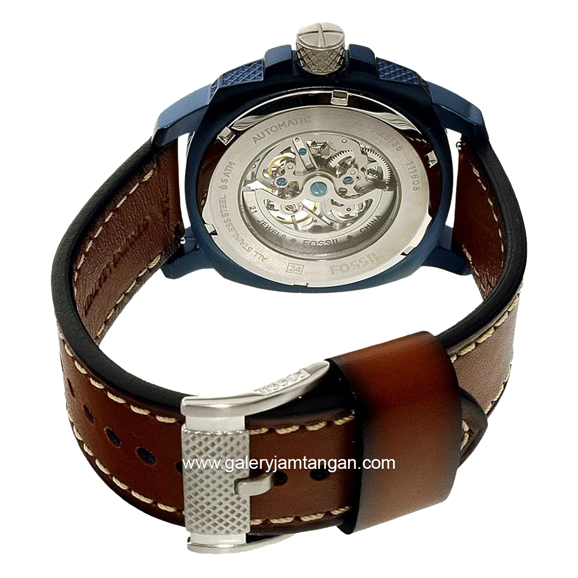FOSSIL ME3135 Brown Automatic Leather Strap