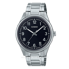 CASIO General MTP-V005D-1B4UDF Silver Dial Black Stainless Steel