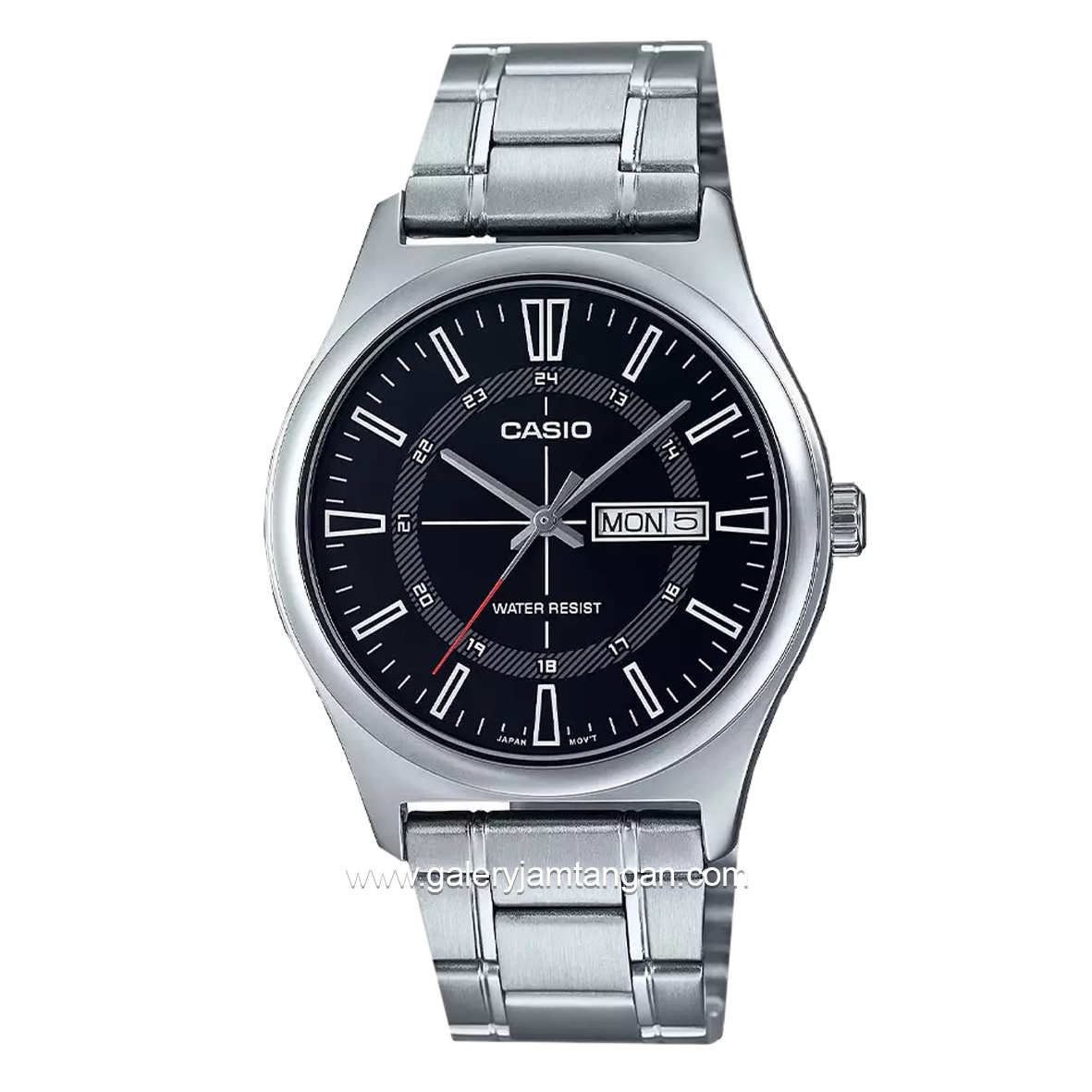 CASIO General MTP-V006D-1CUDF Silver Dial Black Stainless Steel