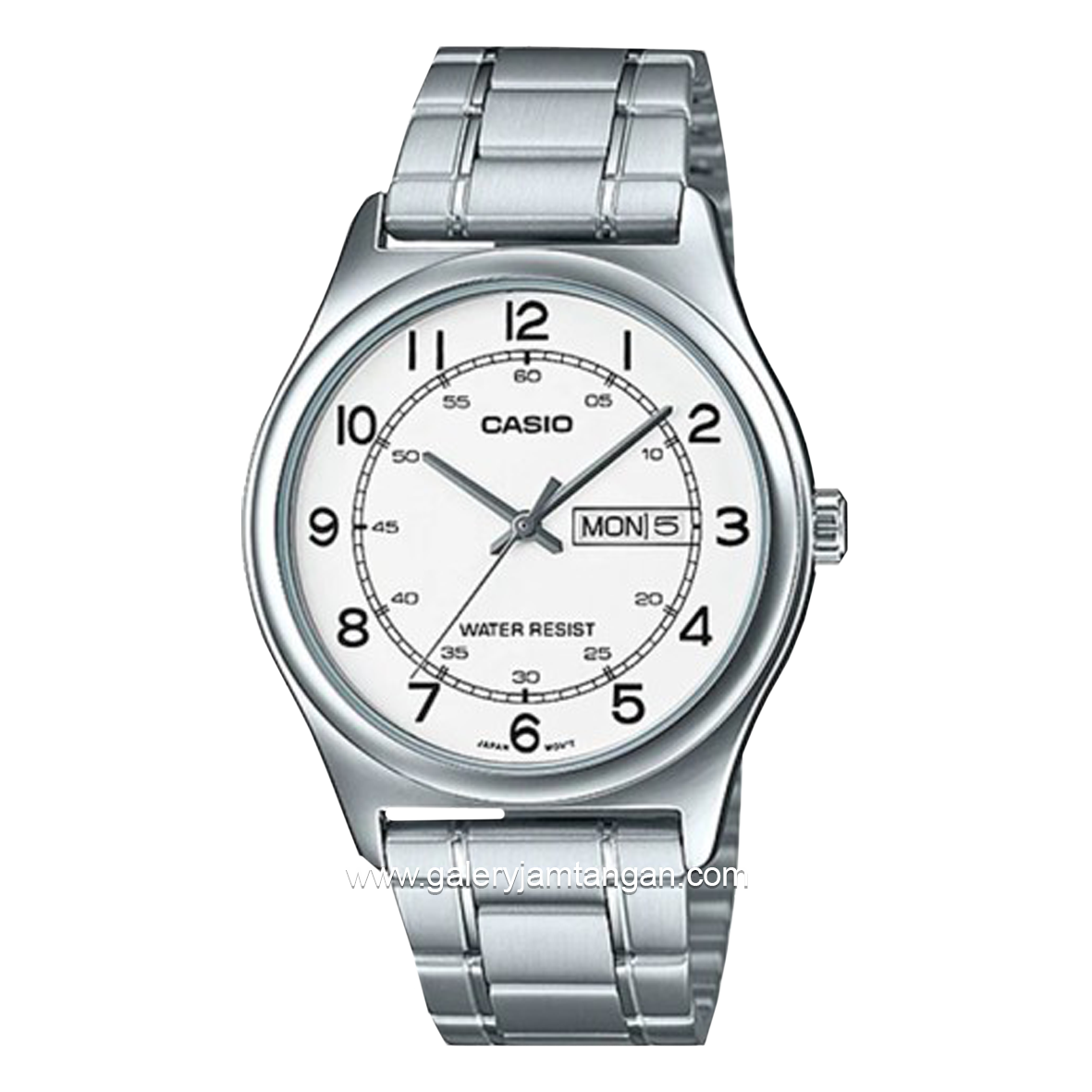 Casio General MTP-V006D-7B2UDF Silver Dial White Stainless Steel