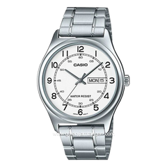 Casio General MTP-V006D-7B2UDF Silver Dial White Stainless Steel
