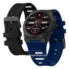 POLICE MY.AVATAR.2 PEIUN00003X1 Smartwatch Black Blue Silicone + Extra Strap