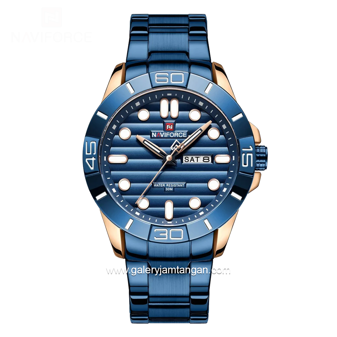 NAVIFORCE NF-9198 Navy Rosegold Stainless Steel
