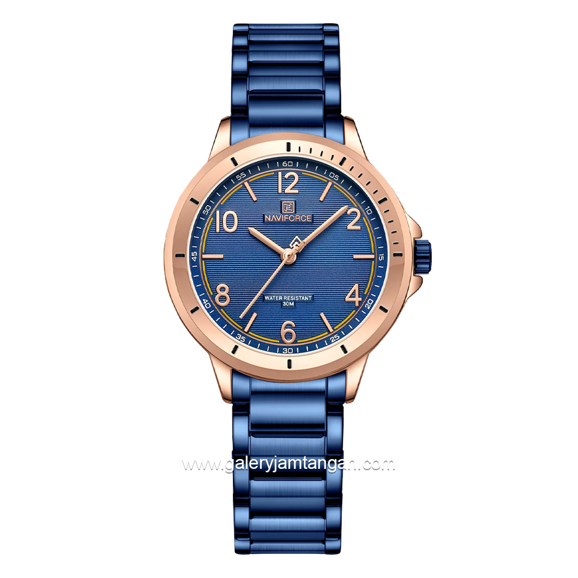 NAVIFORCE NF-5021L Navy Rosegold Stainless Steel Strap