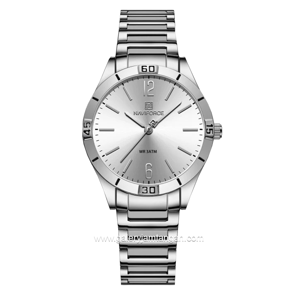 NAVIFORCE NF-5029L Silver Dial Silver Stainless Steel Strap