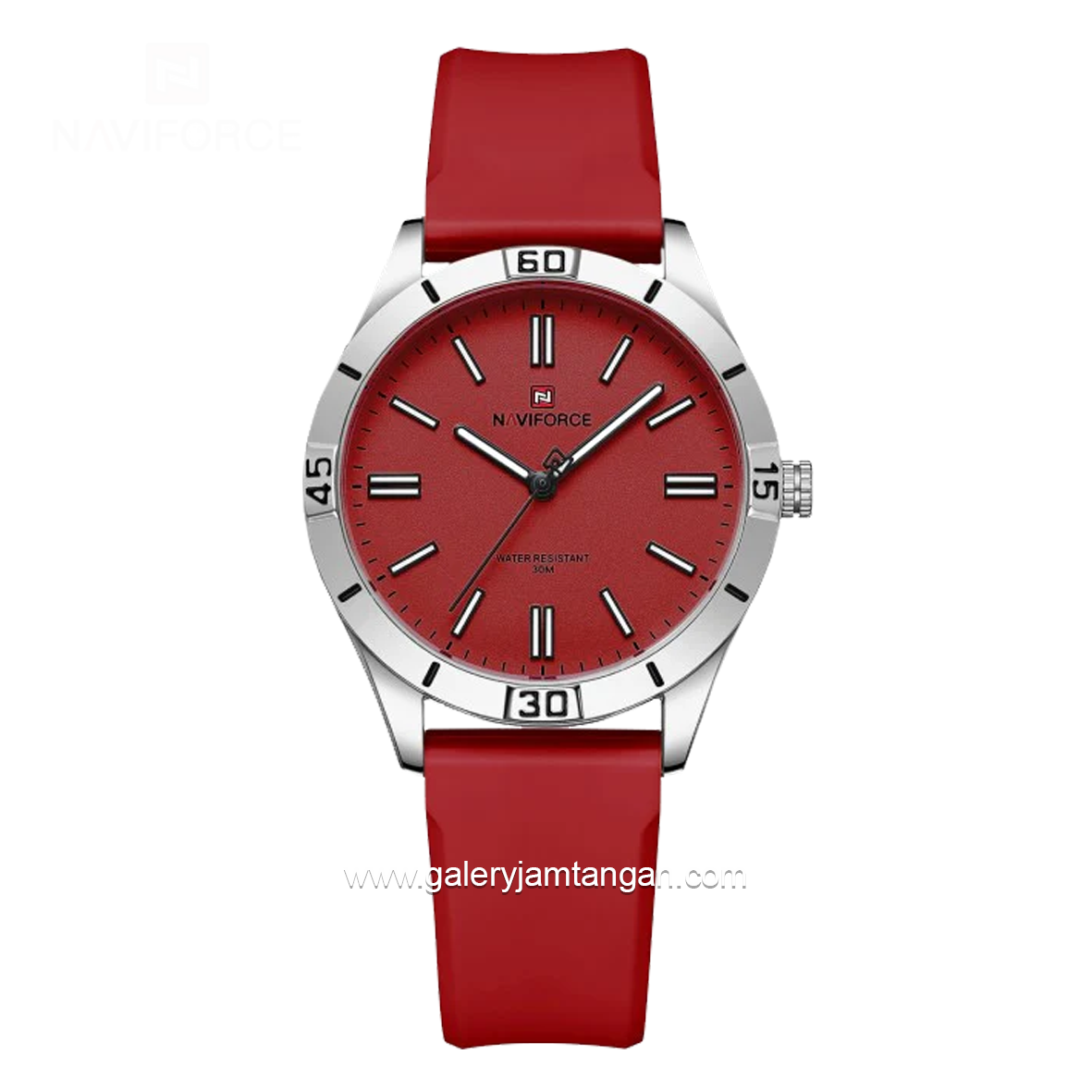 NAVIFORCE NF-5041L Red Rubber Strap