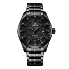 NAVIFORCE NF-8032 Black Hour Marker Grey Stainless Steel