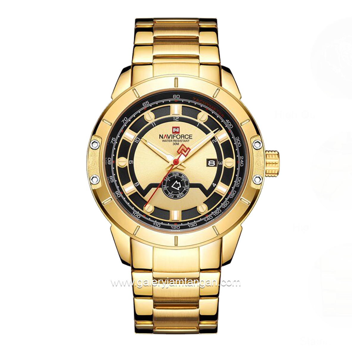 NAVIFORCE NF-9166M Automatic Gold Stainless Steel