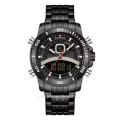 NAVIFORCE NF-9181M Digital Analog Full Black Stainless Steel