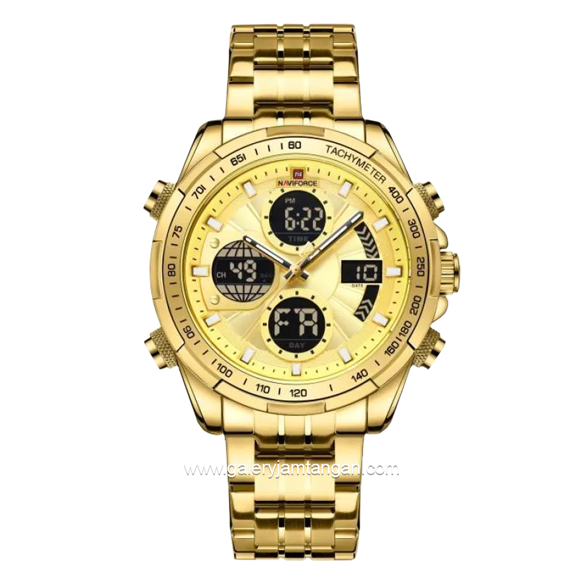 NAVIFORCE NF-9197 Full Gold Stainless Steel