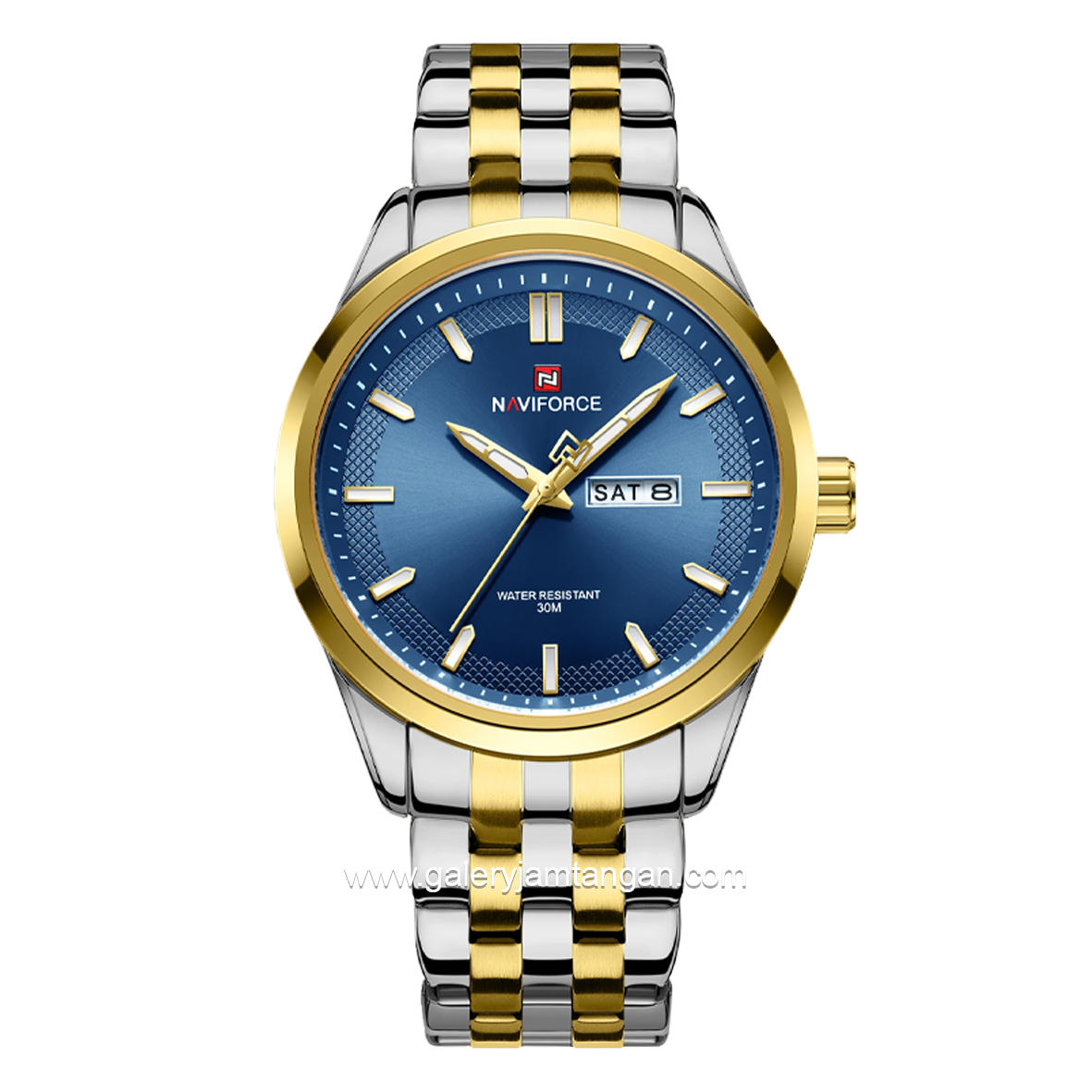 NAVIFORCE NF-9203M Combination Silver Gold Stainless Steel
