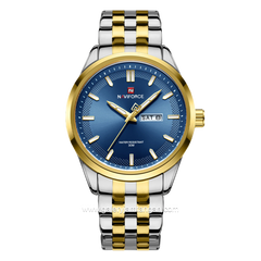 NAVIFORCE NF-9203M Combination Silver Gold Stainless Steel