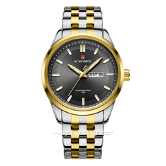NAVIFORCE NF-9203M Combination Silver Gold Stainless Steel