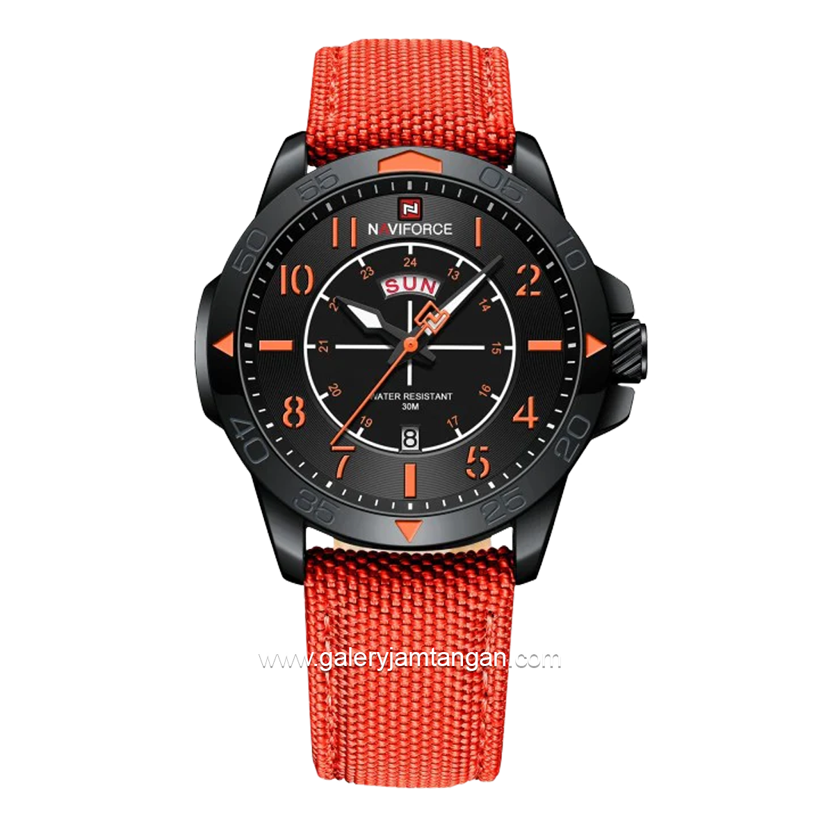 NAVIFORCE NF-9204M Dial Black Kanvas Strap