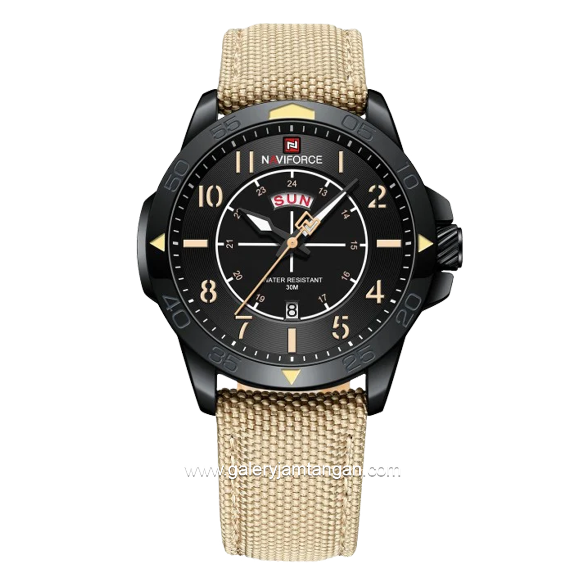 NAVIFORCE NF-9204M Dial Black Kanvas Strap