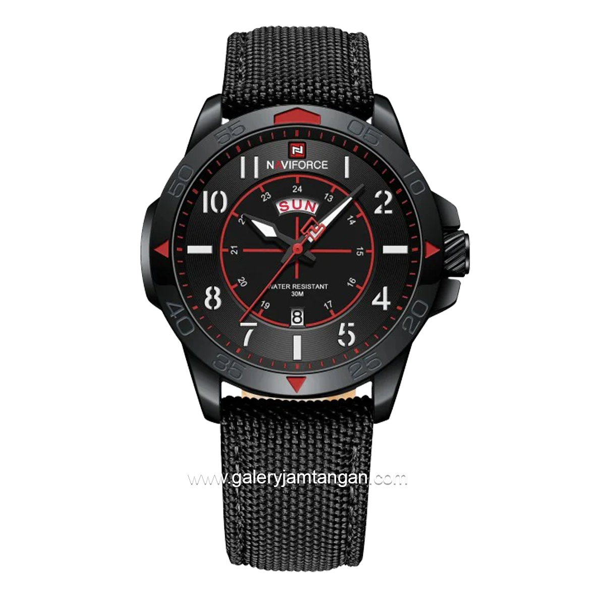 NAVIFORCE NF-9204M Dial Black Kanvas Strap