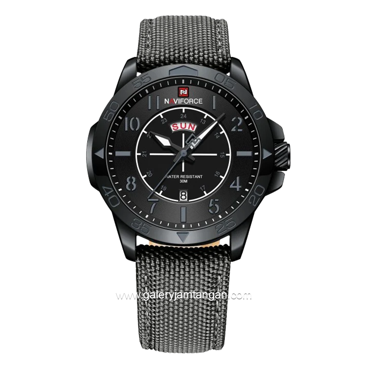 NAVIFORCE NF-9204M Dial Black Kanvas Strap