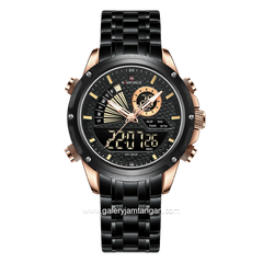 NAVIFORCE NF-9205 Dual Display Crown Rosegold Stainless Steel