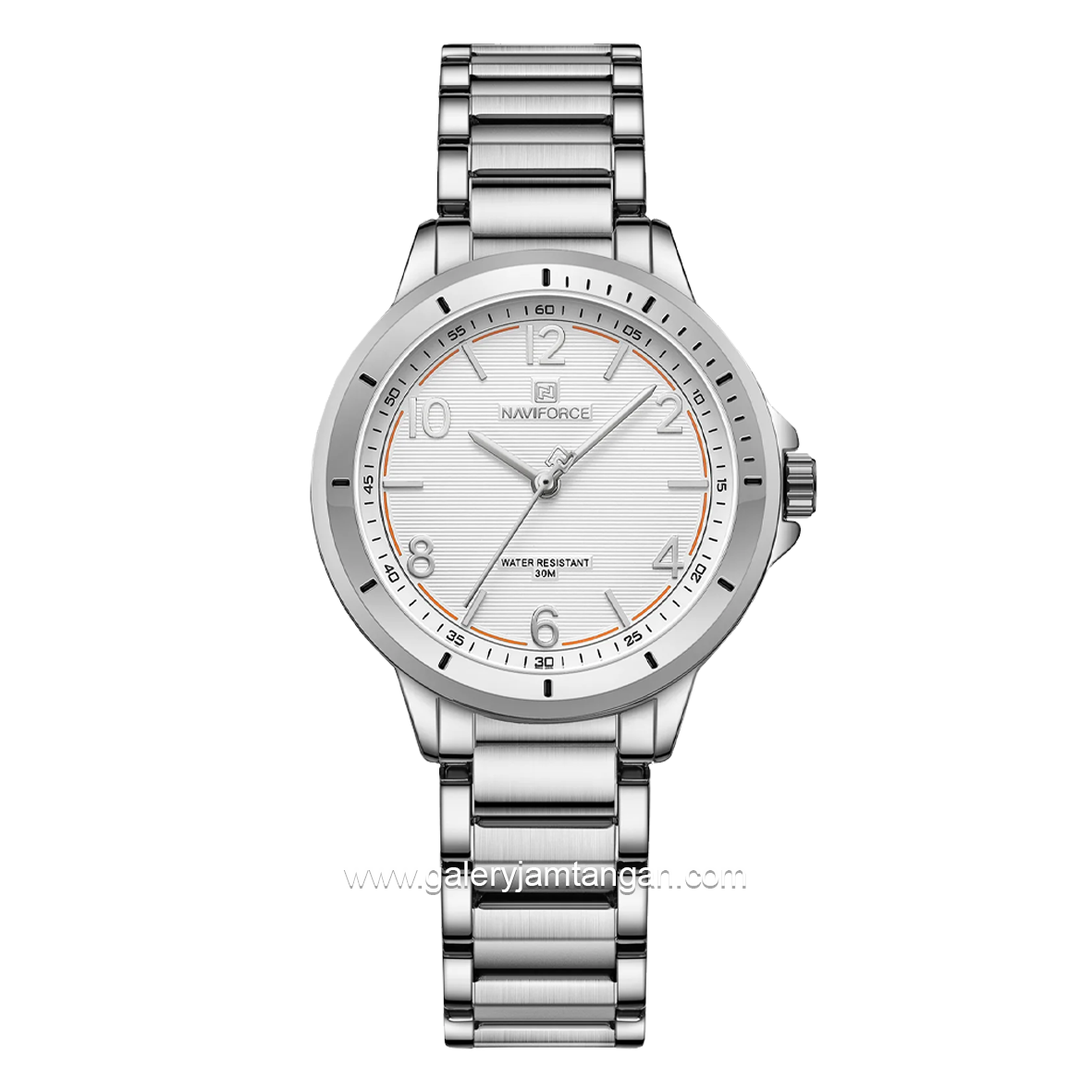 NAVIFORCE NF-5021L Silver Stainless Steel Strap