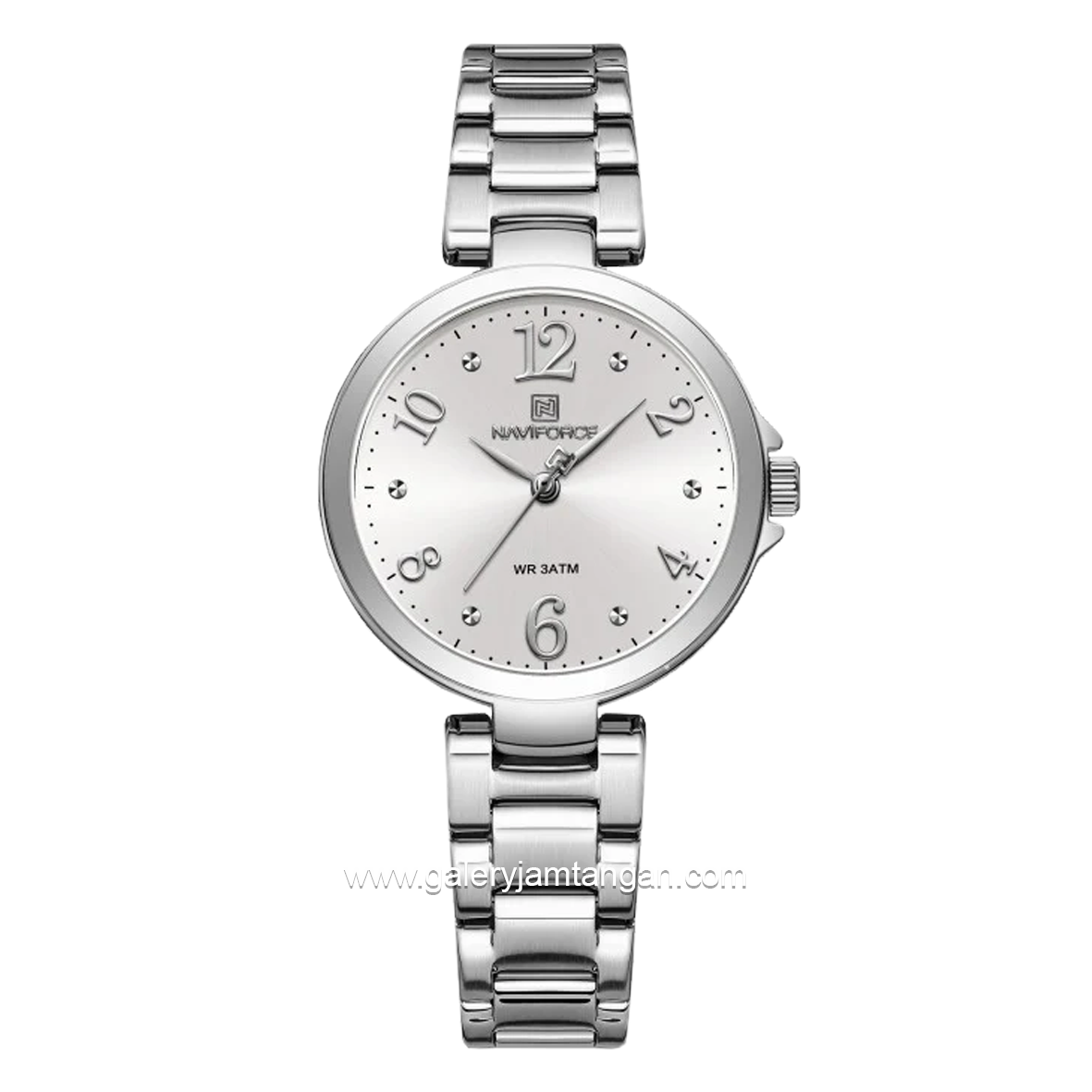 NAVIFORCE NF-5031L Silver  Stainless Steel Strap