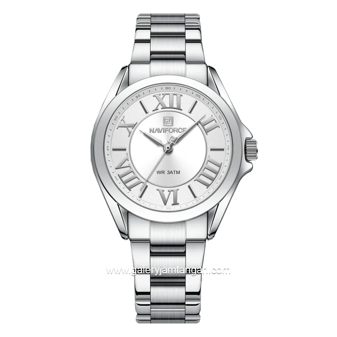 NAVIFORCE NF-5037L Silver Stainless Steel Strap