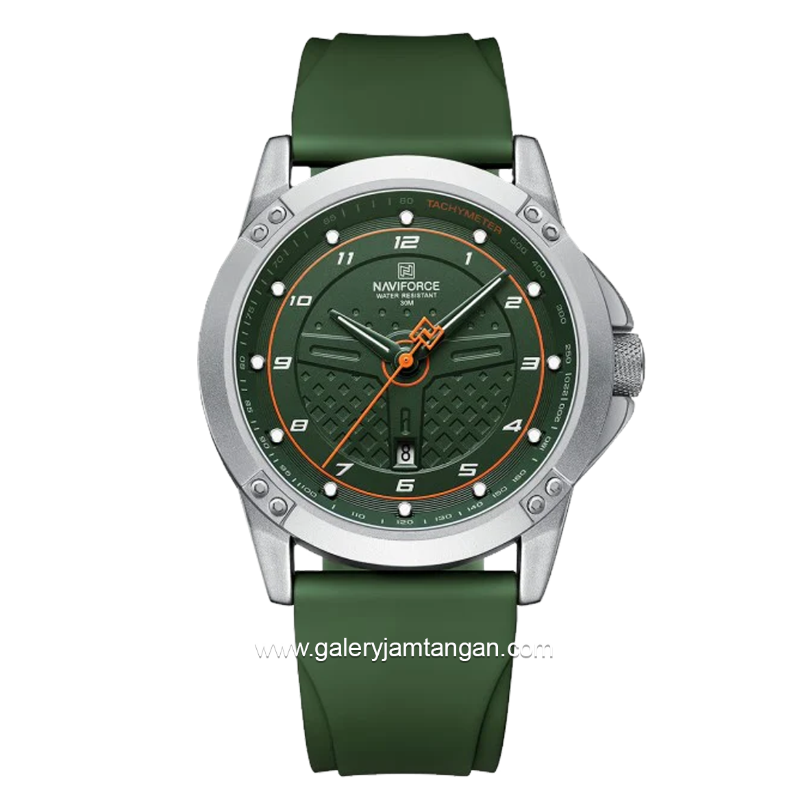 NAVIFORCE NF-8031M Ring Silver Silicone Strap