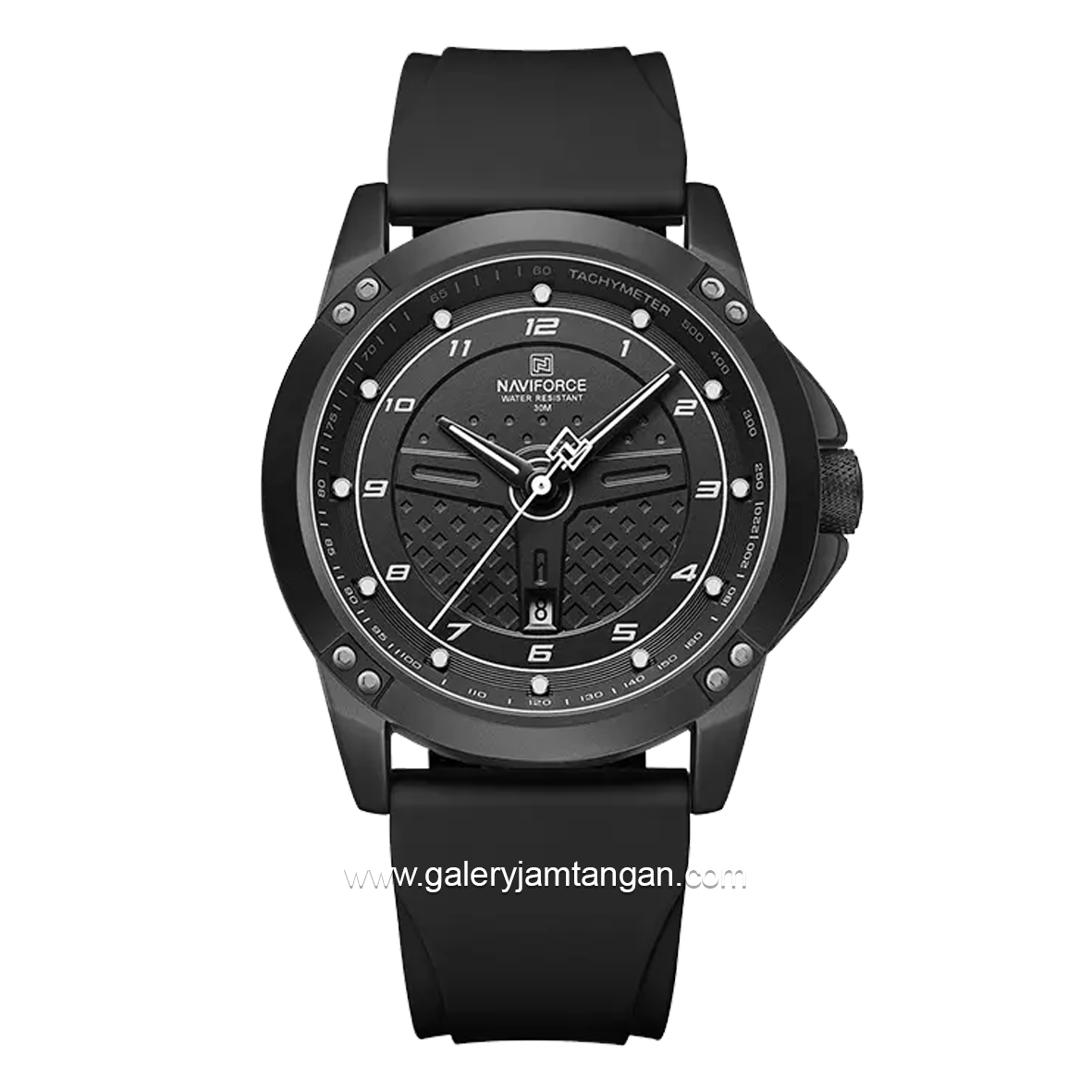 NAVIFORCE NF-8031M Dial Black Silicone Strap