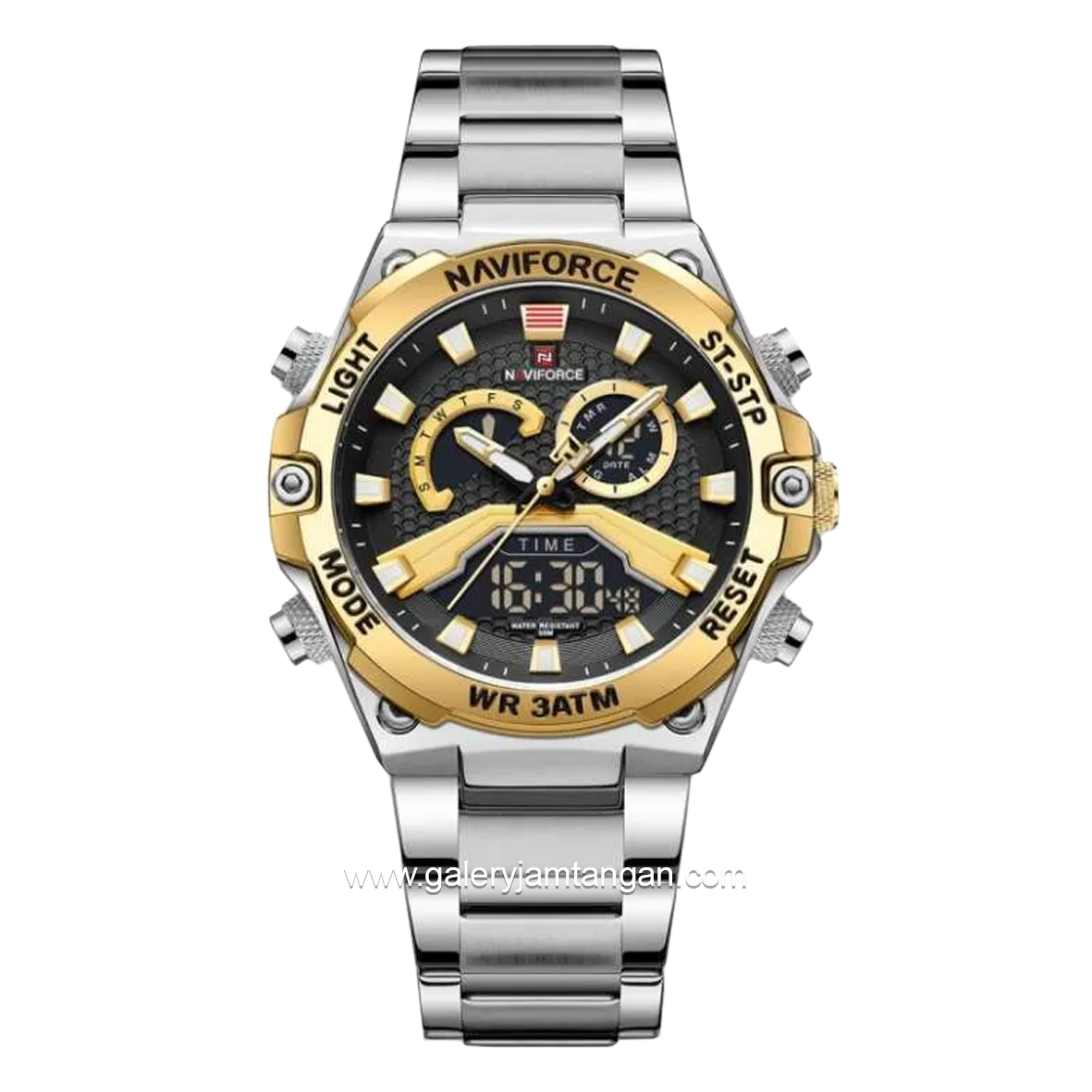 NAVIFORCE NF-9207M Silver Stainless Steel Strap