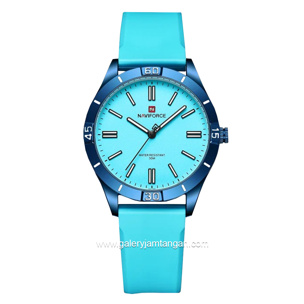 NAVIFORCE NF-5041L Blue Rubber Strap