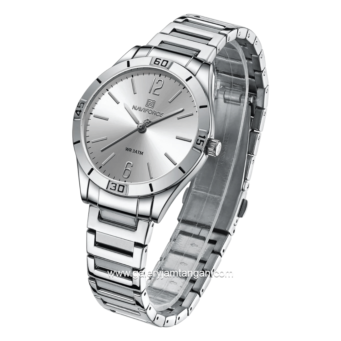 NAVIFORCE NF-5029L Silver Dial Silver Stainless Steel Strap