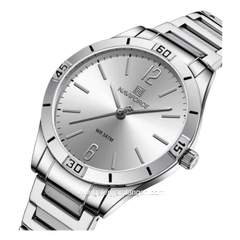 NAVIFORCE NF-5029L Silver Dial Silver Stainless Steel Strap