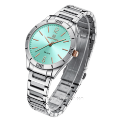 NAVIFORCE NF-5029L Silver Dial Blue Stainless Steel Strap