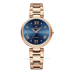 NAVIFORCE NF-5030 Rosegold Dial Blue Stainless Steel Strap