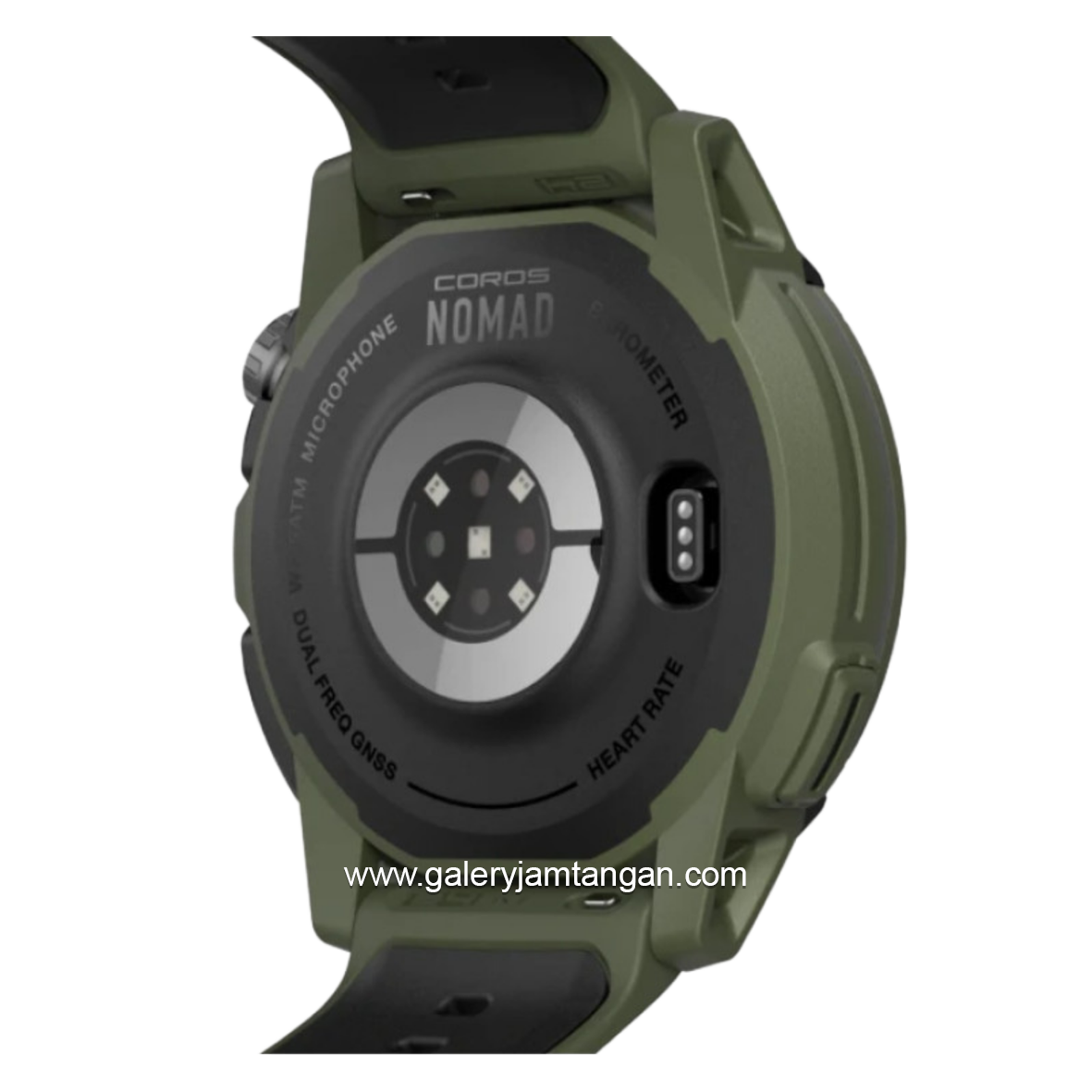 Coros Nomad Green Silicone Strap