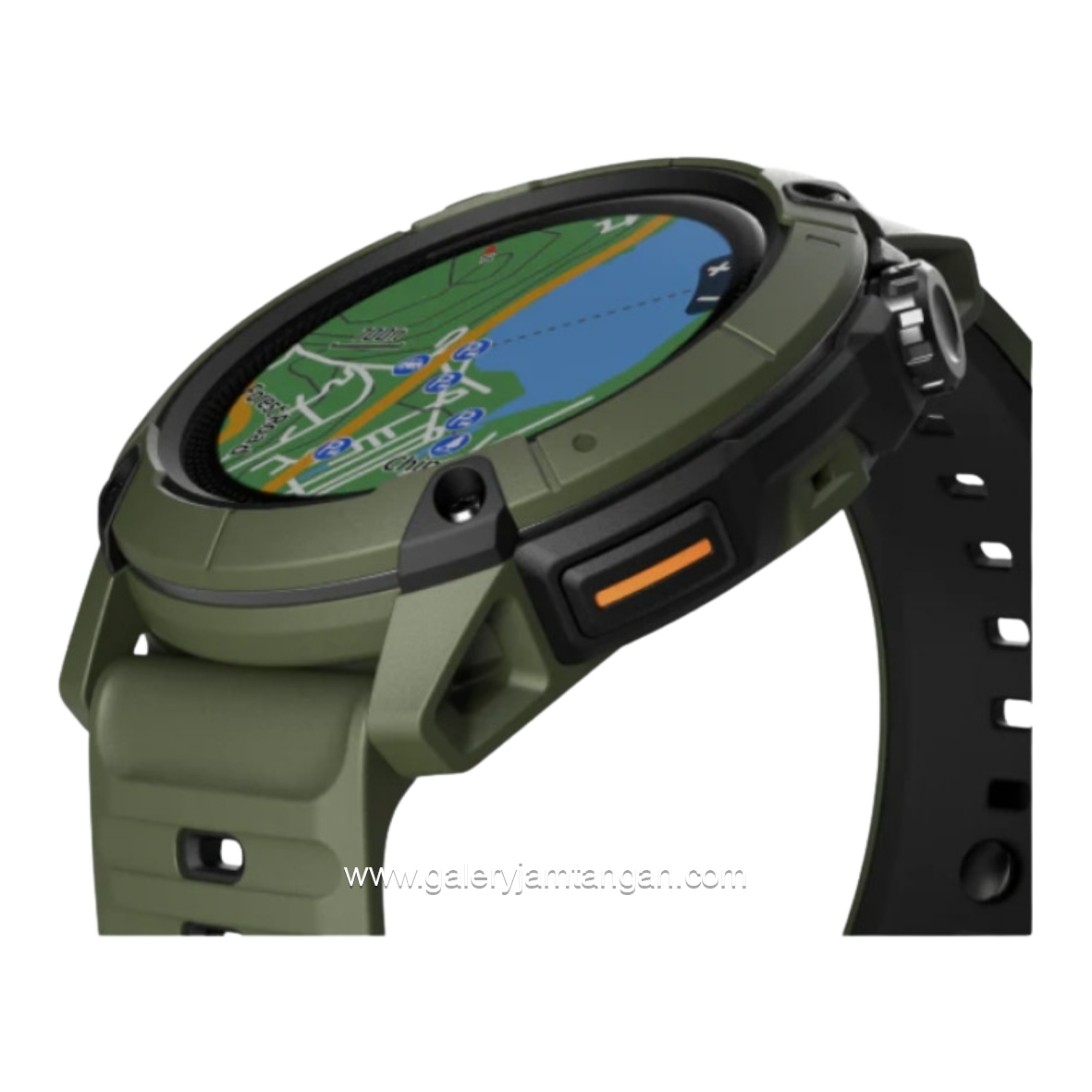 Coros Nomad Green Silicone Strap