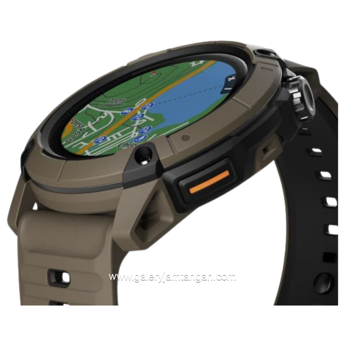 Coros Nomad Brown Silicone Strap
