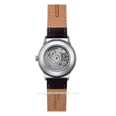 ORIENT BAMBINO 38 MM RA-AC0M04Y30B Automatic Brown Silver Dial Beige Leather Strap