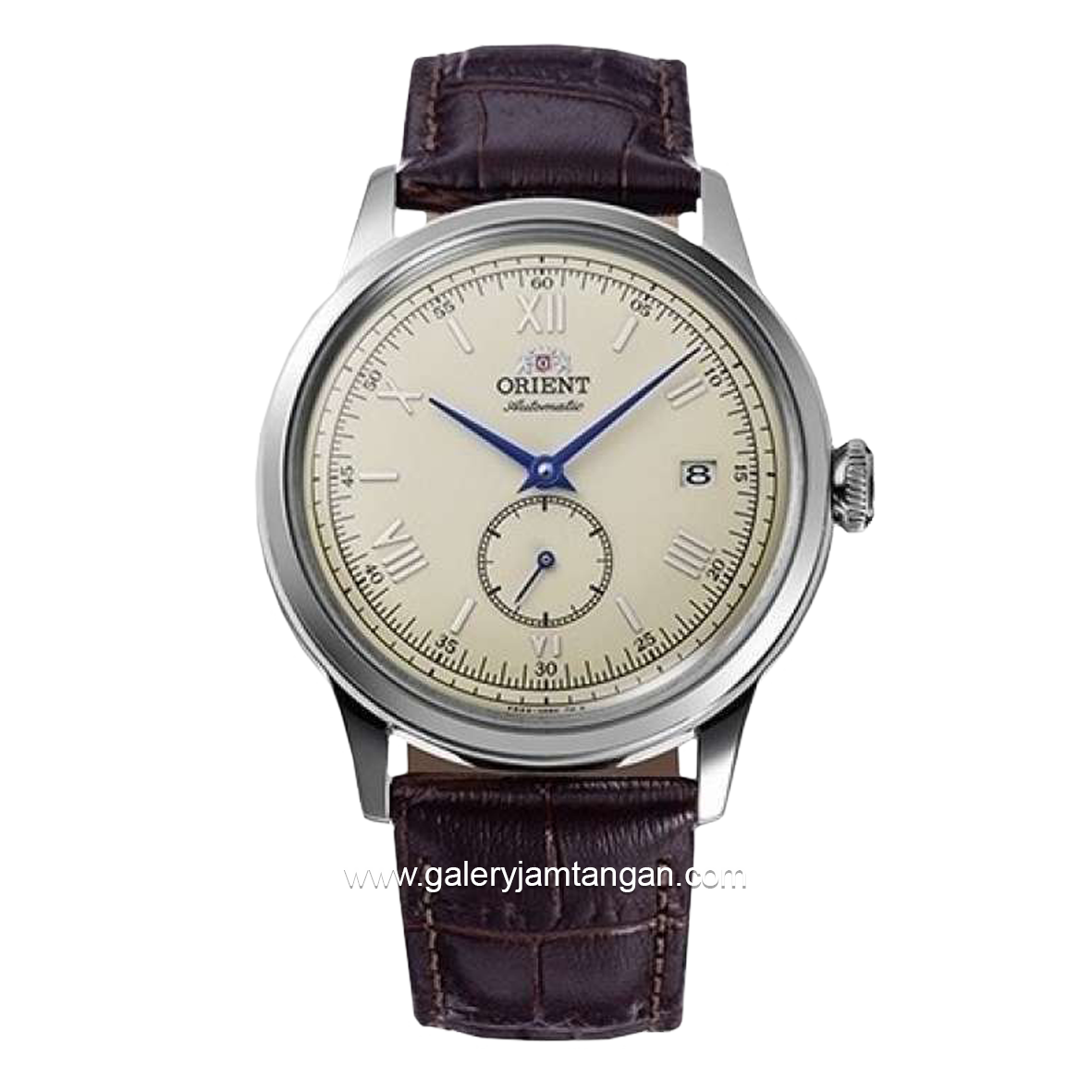 ORIENT BAMBINO VERSION 2 RA-AP0105Y30B Automatic Brown Silver Dial Cream Leather Strap