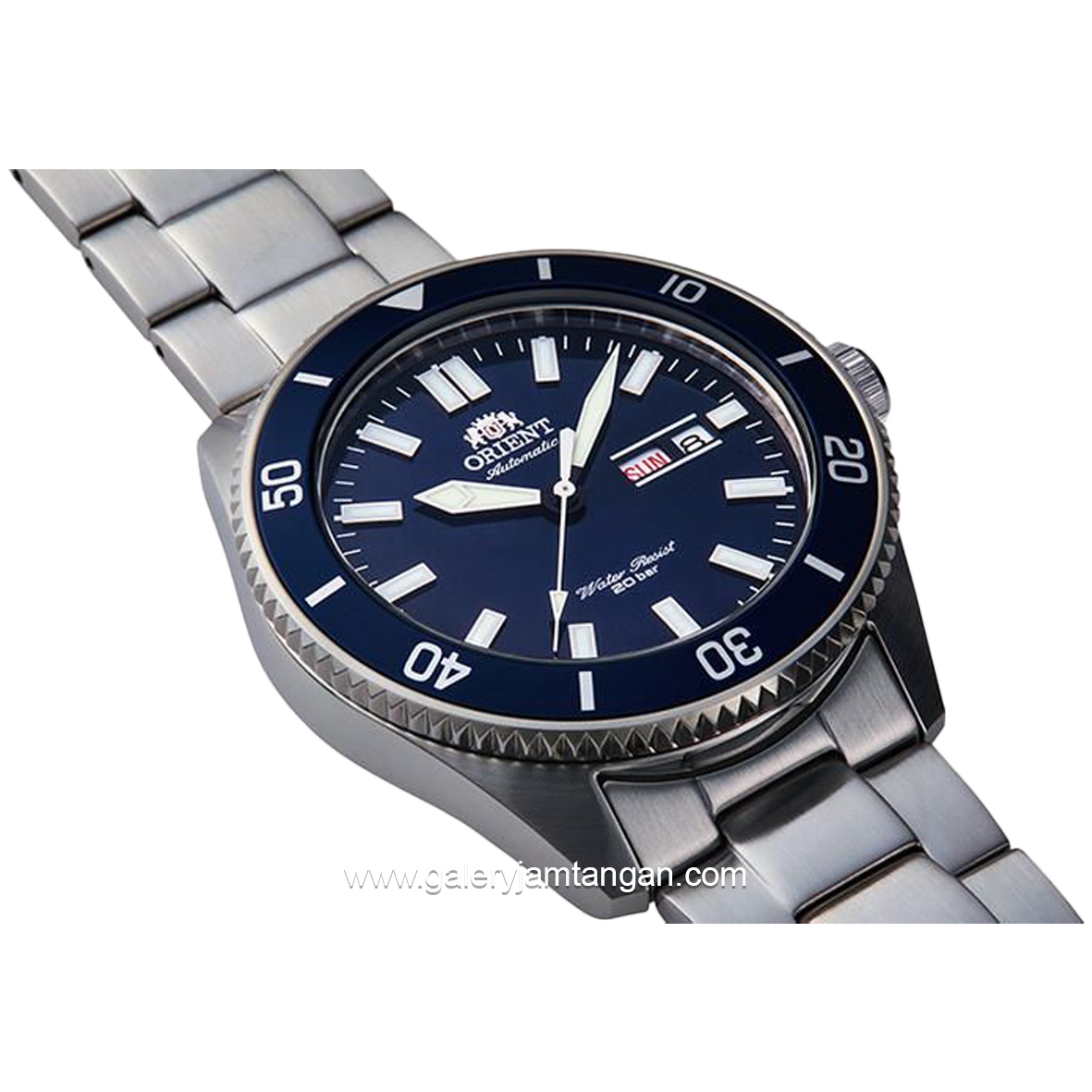 ORIENT KANNO RA-AA0009L39B Automatic Silver Dial Blue Stainless Steel