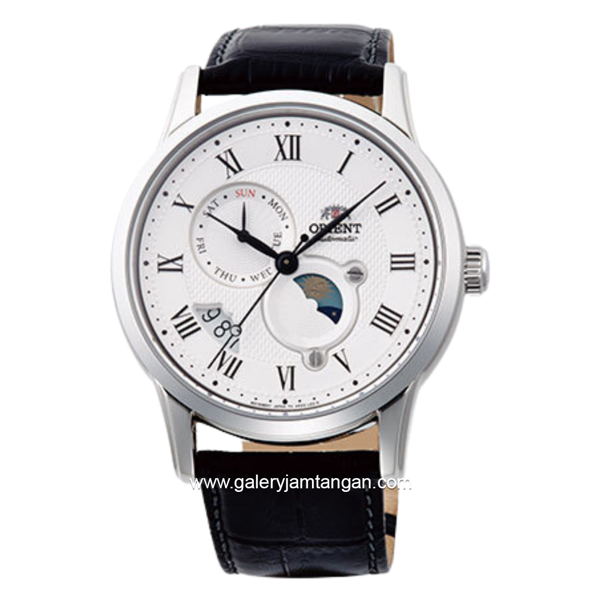 ORIENT RA-AK0008S30B SUN & MOON Automatic Leather Strap