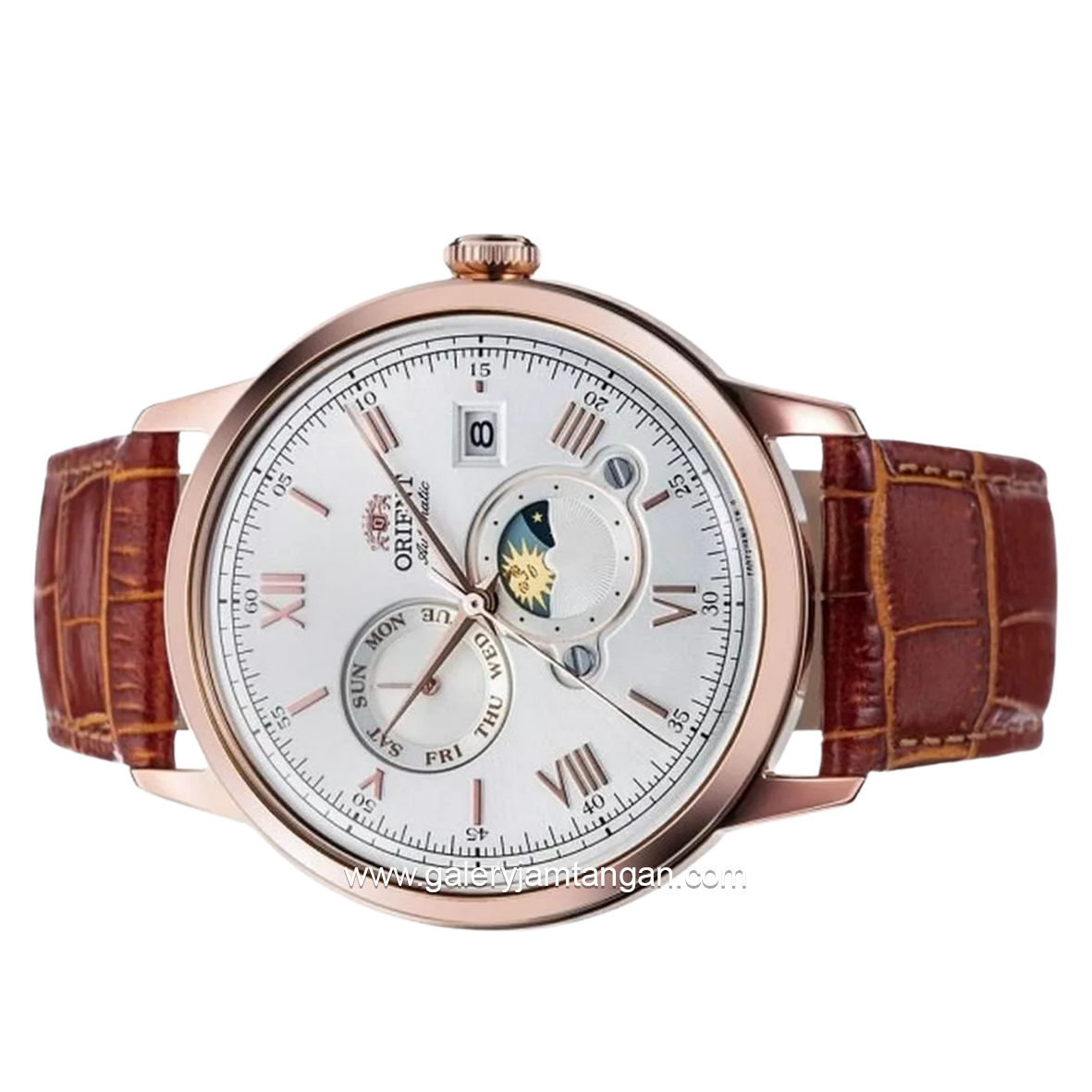 ORIENT RA-AK0801S30B SUN & MOON Automatic Leather Strap
