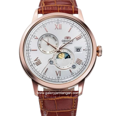 ORIENT RA-AK0801S30B SUN & MOON Automatic Leather Strap