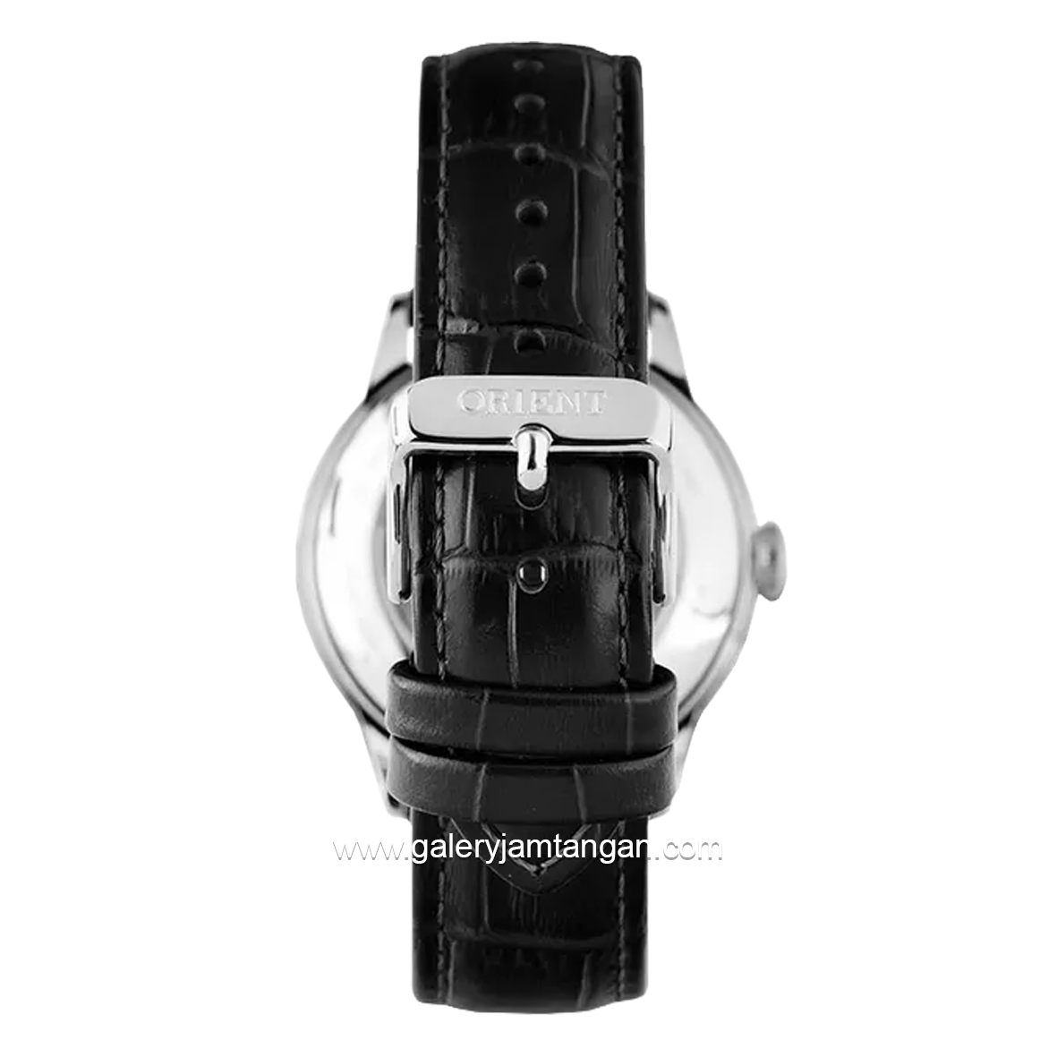 ORIENT BAMBINO VERSION 2 RA-AP0104S30B Automatic Black Silver Dial White Leather Strap