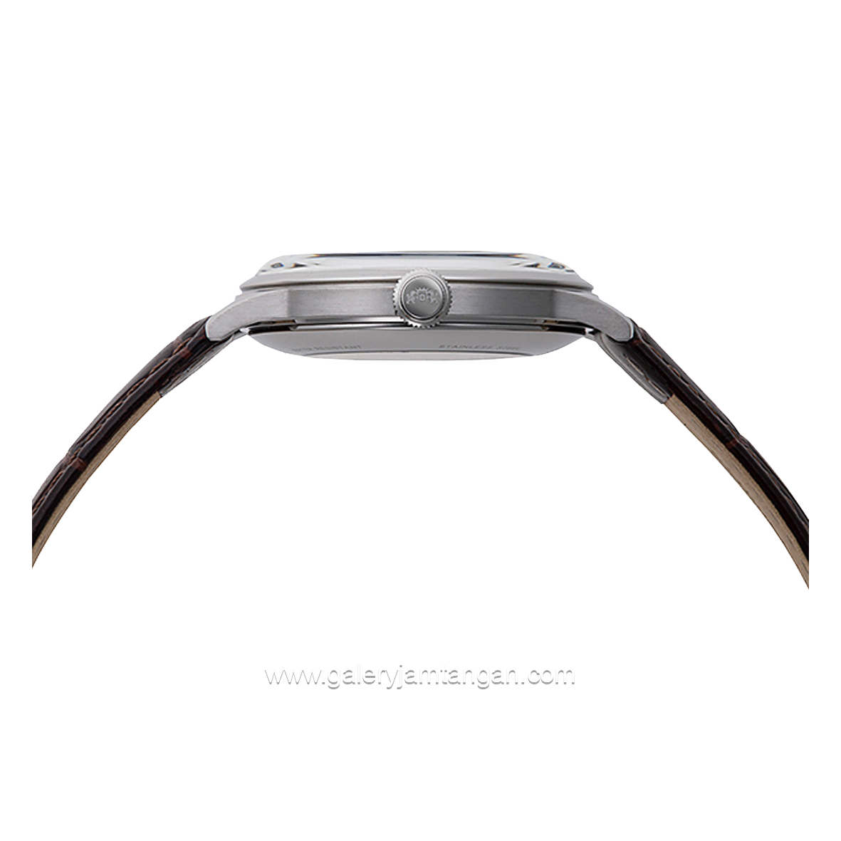 ORIENT BAMBINO VERSION 2 RA-AP0105Y30B Automatic Brown Silver Dial Cream Leather Strap