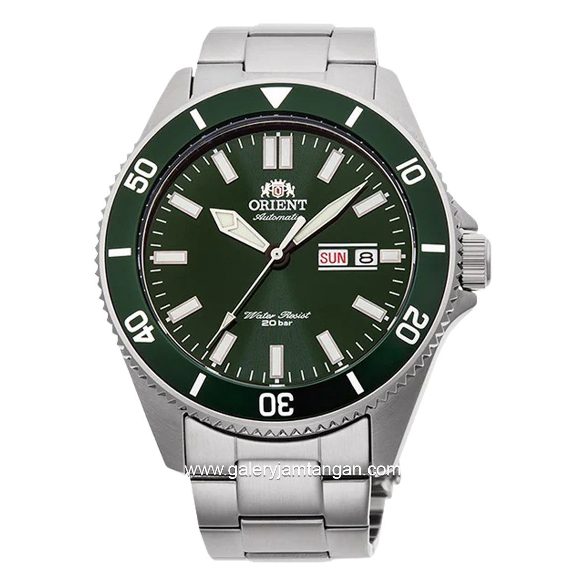 ORIENT KANNO RA-AA0914E39B Automatic Silver Dial Green Stainless Steel