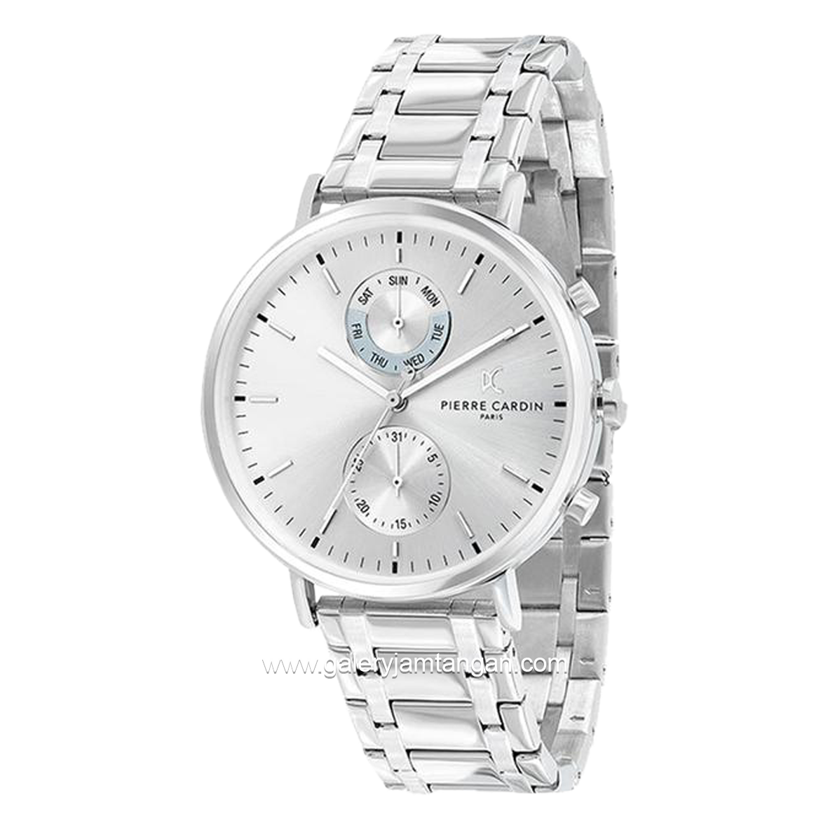 PIERRE CARDIN BONNE NOUVELLE MEN-CBN.3058 Silver Dial Silver Stainless Steel