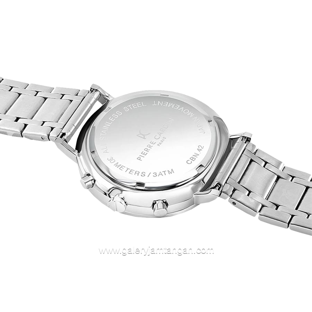 PIERRE CARDIN BONNE NOUVELLE MEN-CBN.3058 Silver Dial Silver Stainless Steel