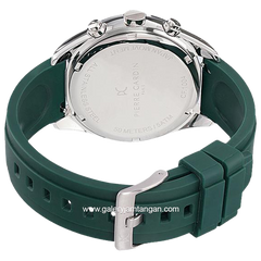 PIERRE CARDIN NATION CRISTAL CF.1004.PF Green Black Rubber Strap